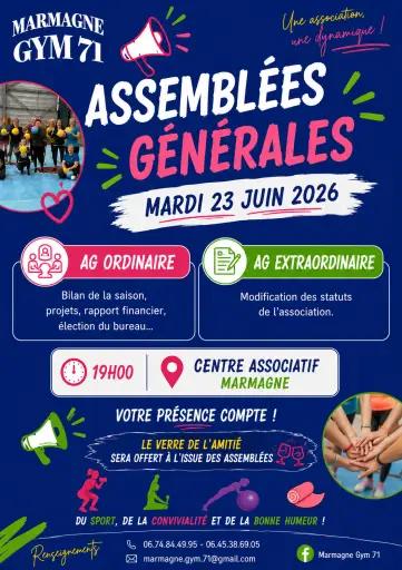 Assembl&eacute;e g&eacute;n&eacute;rale de Marmagne Gym 71