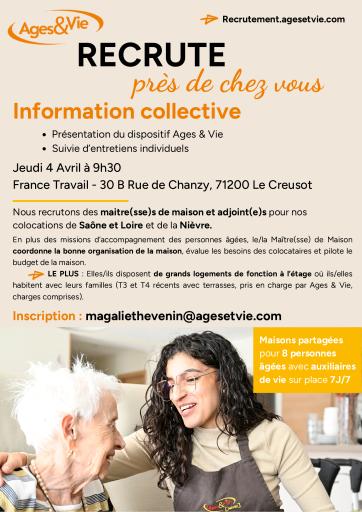 Recrutement à Ages & vie