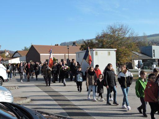 Bonne participation à la Commémoration du 11 novembre