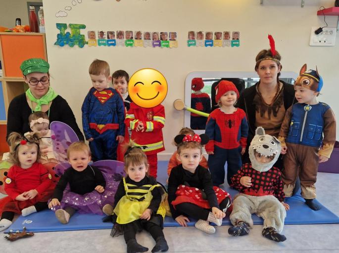 Carnaval pour les enfants de la micro crèche