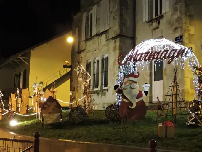 Les décors de Noël  installés