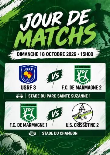 ⚽ Jour de match du FC Marmagne