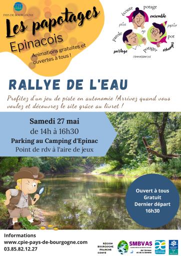 Le smbvas vous invite au Rallye de l'eau