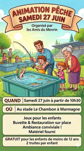 Animation p&ecirc;che avec l'AAPPMA Les amis du Mesvrin