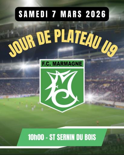 Les jeunes U9 se d&eacute;placent  &agrave; St Sernin