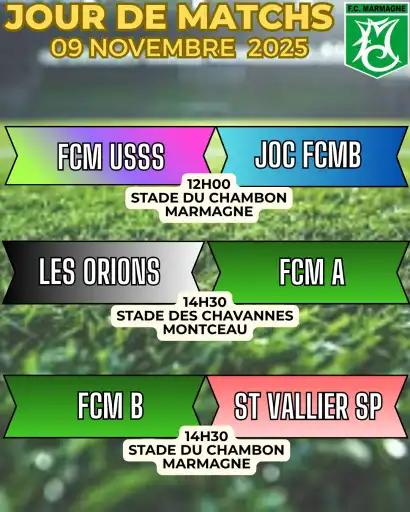 Jour de match du FC Marmagne