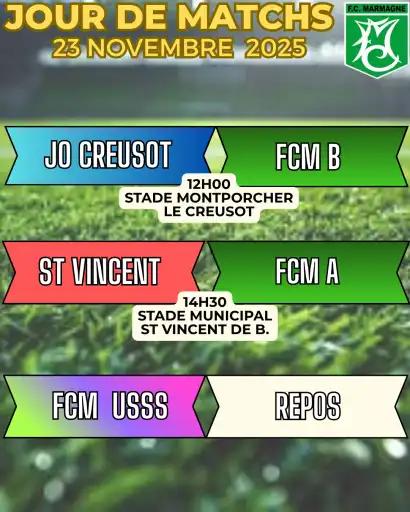 Jour de match du FC Marmagne