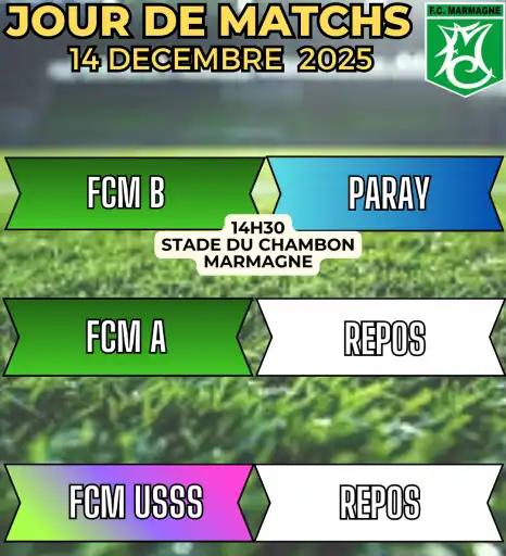 Jour de match du FC Marmagne