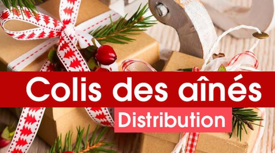 Distribution des colis de Noël
