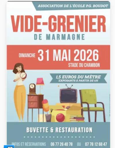 Vide grenier de l'&eacute;cole dimanche au Chambon