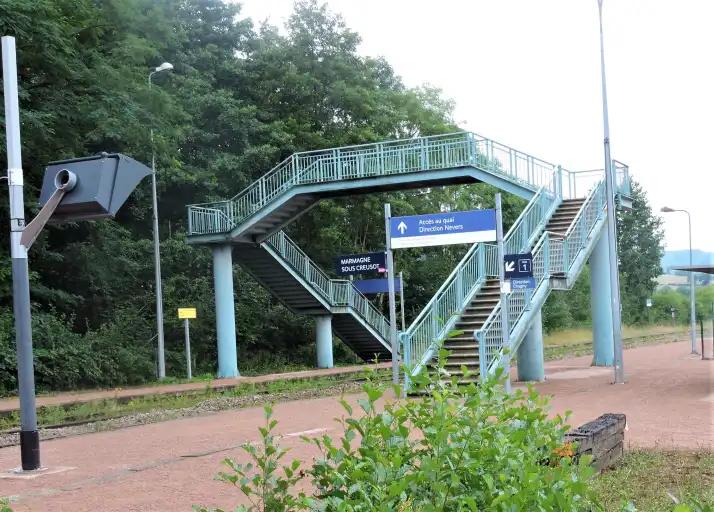 Travaux en gare de Marmagne