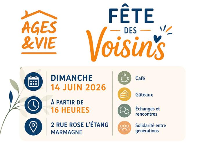 🌸🏡 F&ecirc;te des Voisins chez &Acirc;ges & Vie &agrave; Marmagne