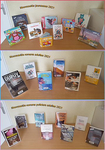 Les nouveautés 2021 sont arrivées à la bibliothèque