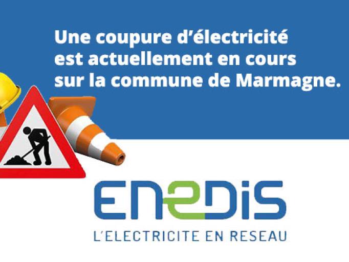Coupure d'&eacute;lectricit&eacute;