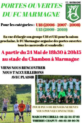 Portes ouvertes FC  Marmagne