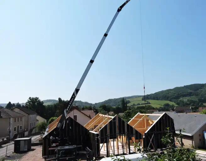 L'avancement de la construction du restaurant scolaire en photos