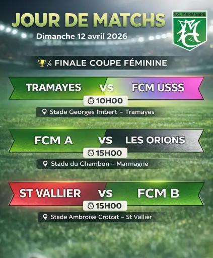 Jour de match du FC Marmagne