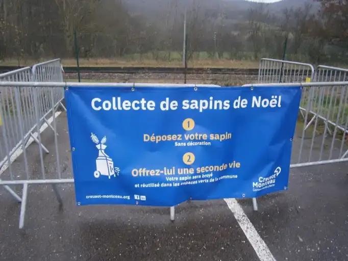 Collecte sapins de No&euml;l
