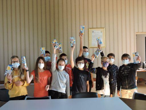 Une calculatrice offerte aux CM2 avant leur passage en 6è