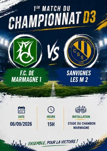 ⚽ Jour de match du FC Marmagne