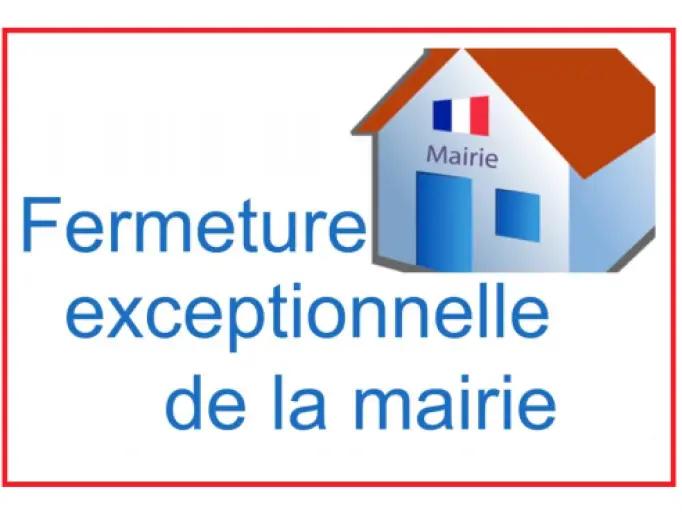 Fermeture du secr&eacute;tariat de mairie