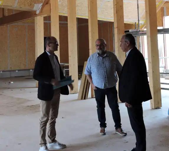 Sébastien Martin député de la circonscription en visite