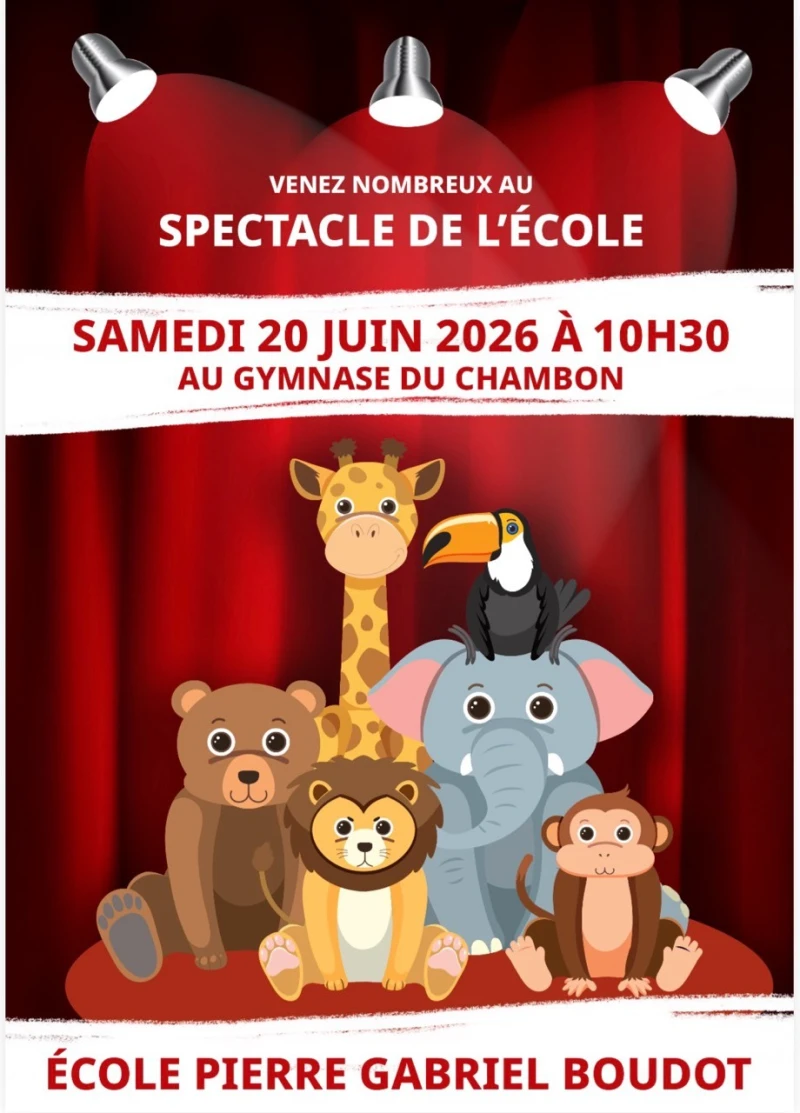 Spectable de l'école