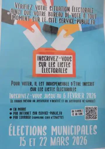 Inscription listes électorales