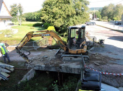 Renforcement du pont du chemin des mouilles