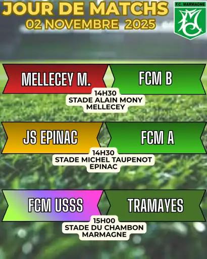 Jour de match du FC Marmagne