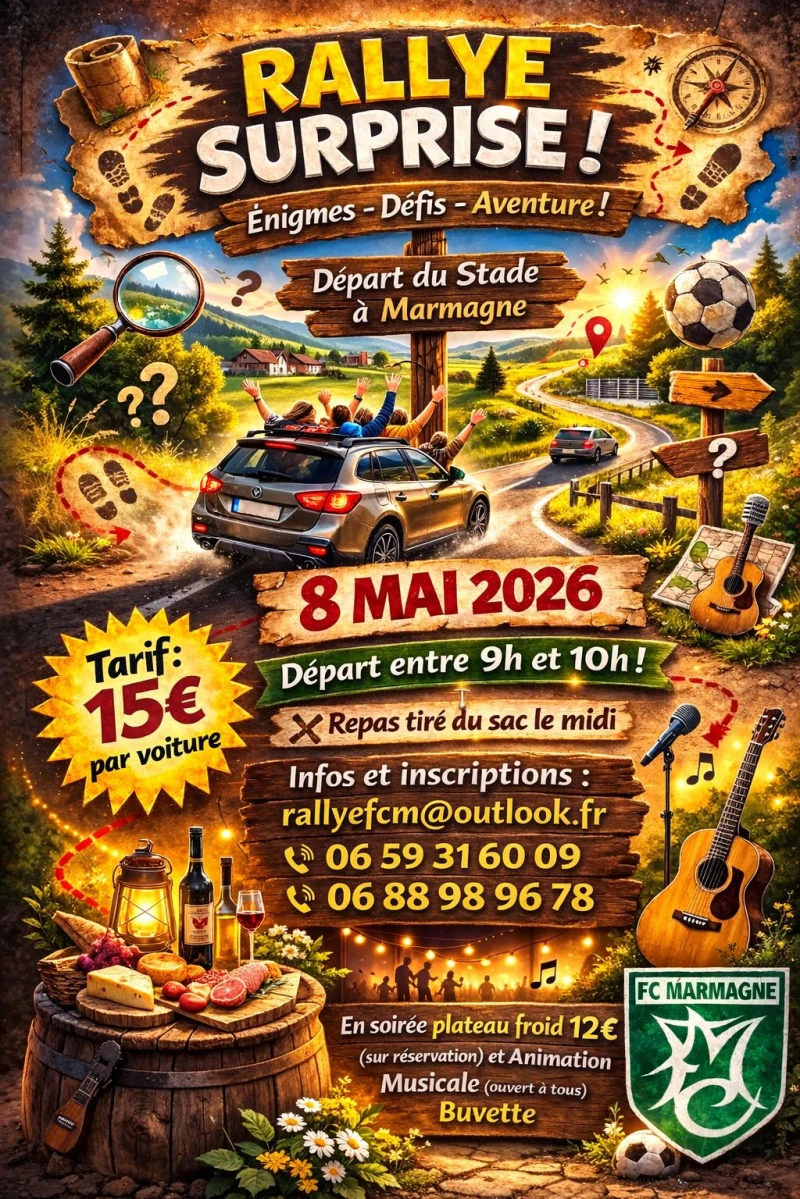 Rallye surprise Foot