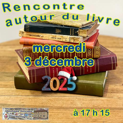 Prochaine réunion autour du livre