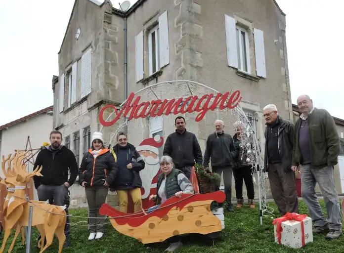 L'atelier décoration a installé ses décors de Noël