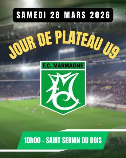 Les jeunes U9 se d&eacute;placent  &agrave; St Sernin