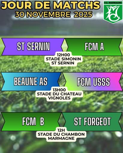 Jour de match du FC Marmagne