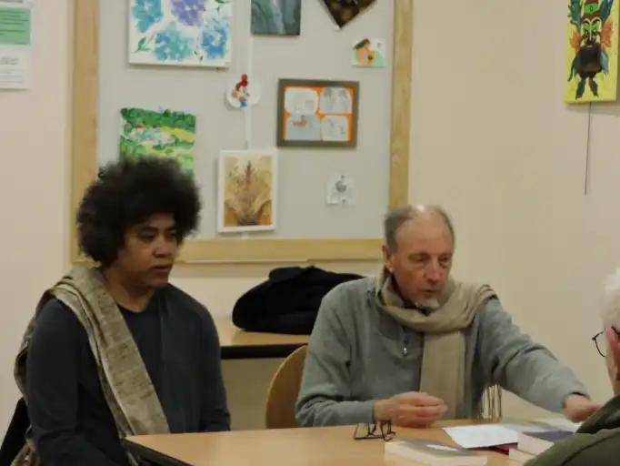 Jean-Luc Raharimanana, écrivain est venu à la rencontre des Marmignauds
