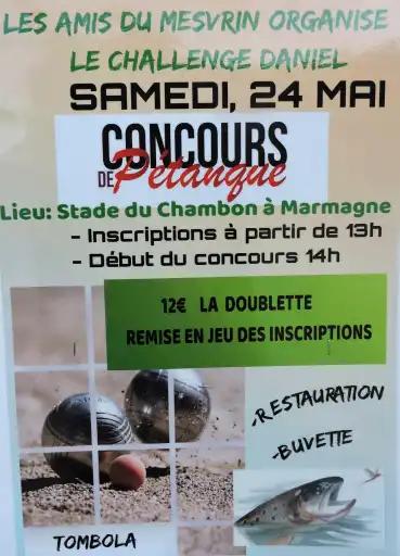 Concours de pétanque des amis du Mesvrin au Chambon