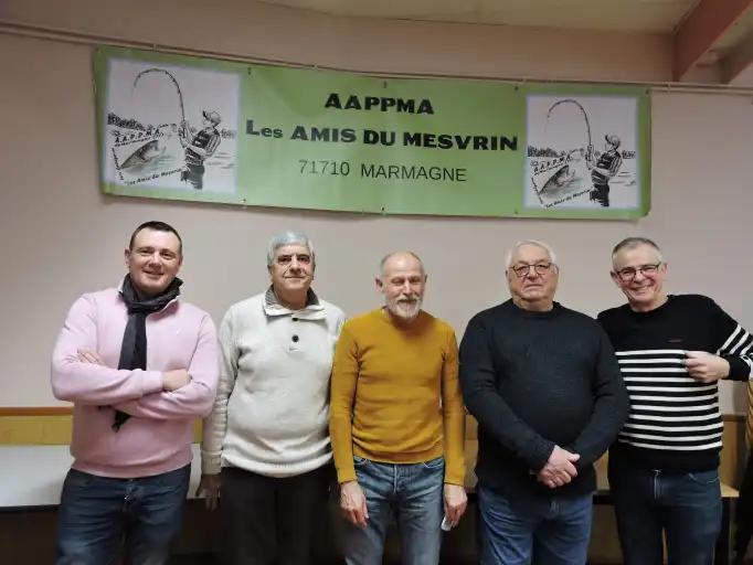 Un bureau remanié lors de l'assemblée générale de l'AAPPMA les amis du Mesvrin