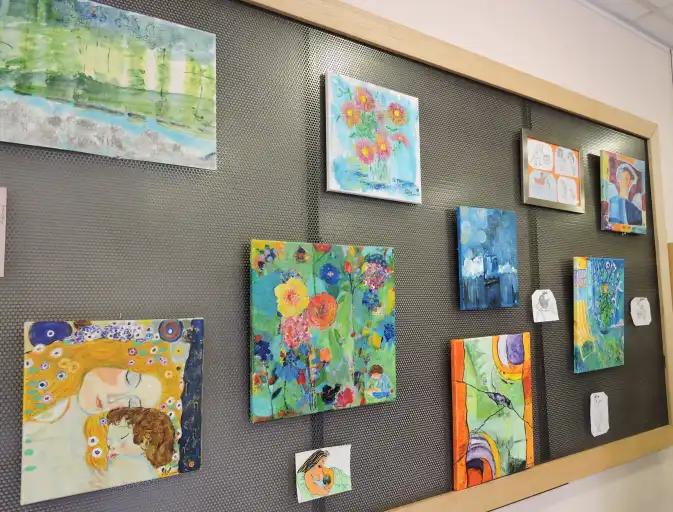 50 tableaux ont été exposés ce week-end au centre associatif