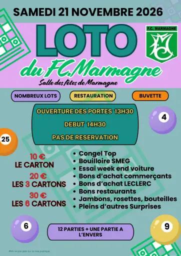 Loto du FC Marmagne