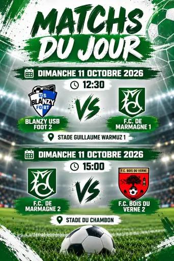 ⚽ Jour de match du FC Marmagne