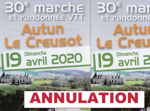 Annulation de la marche Autun Le Creusot