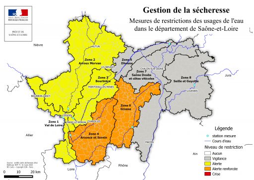 Restrictions de l'usage de l'eau: Marmagne en zone alerte