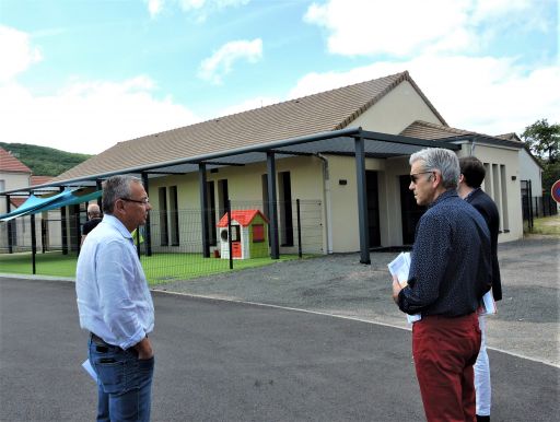 David Marti en visite &agrave; Marmagne