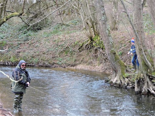 Les truites au rendez vous pour l'ouverture de la pêche